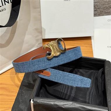 CELINE   2025新款時尚皮帶   2.5CM