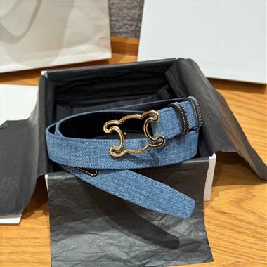 CELINE   2025新款時尚皮帶   2.5CM