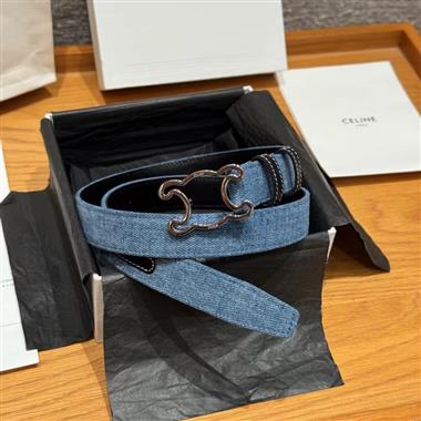 CELINE   2025新款時尚皮帶   2.5CM