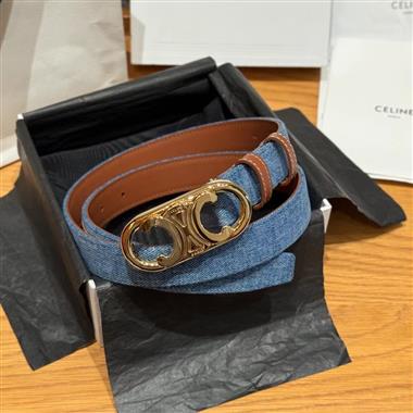 CELINE   2025新款時尚皮帶   2.5CM