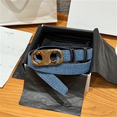 CELINE   2025新款時尚皮帶   2.5CM
