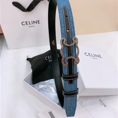 CELINE   2025新款時尚皮帶   2.5CM