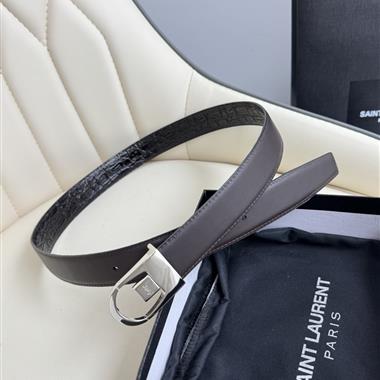 YSL   2025新款時尚皮帶   3.0CM