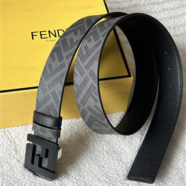 FENDI   2025新款時尚皮帶  4.0CM