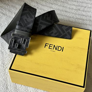 FENDI   2025新款時尚皮帶  4.0CM