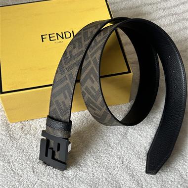 FENDI   2025新款時尚皮帶  4.0CM