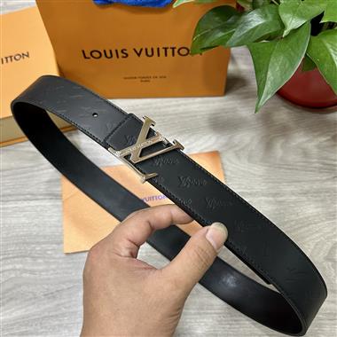 LOUIS VUITTON   2025新款時尚皮帶  4.0CM