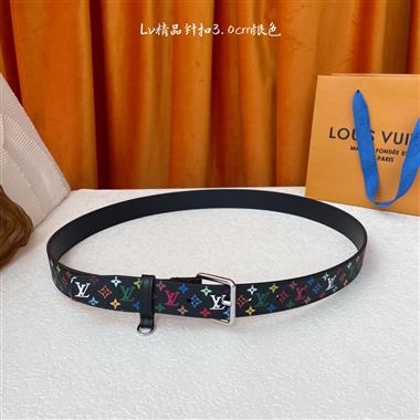 LOUIS VUITTON   2025新款時尚皮帶   3.0CM