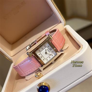 HERMES   2025新款時尚休閒手錶  尺寸：21MM