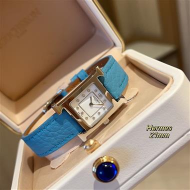 HERMES   2025新款時尚休閒手錶  尺寸：21MM