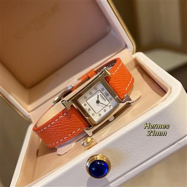 HERMES   2025新款時尚休閒手錶  尺寸：21MM