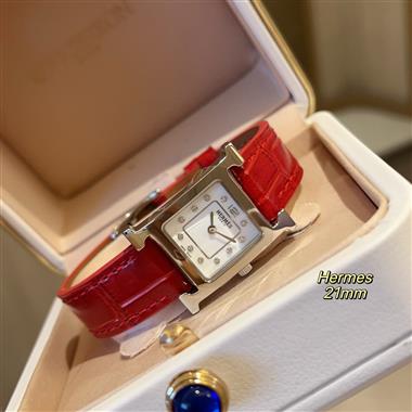 HERMES   2025新款時尚休閒手錶  尺寸：21MM