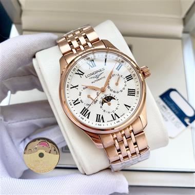 LONGINES   2025新款時尚休閒手錶  尺寸：40MM