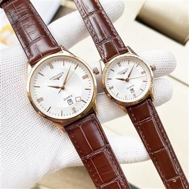 LONGINES   2025新款時尚休閒手錶  尺寸：男39MM 女30MM  單隻價錢