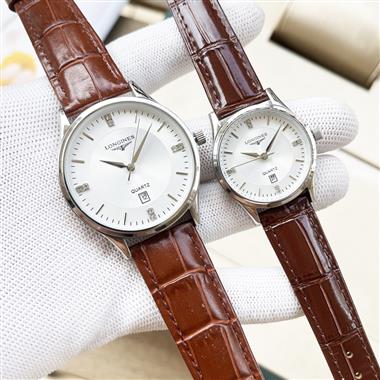 LONGINES   2025新款時尚休閒手錶  尺寸：男39MM 女30MM  單隻價錢