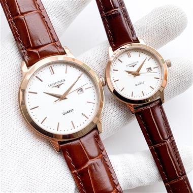 LONGINES    2025新款時尚休閒手錶  尺寸：男40MM 女30MM 單隻價錢