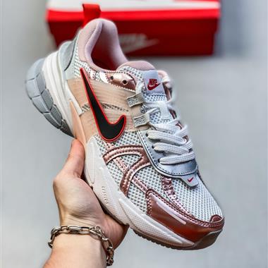 NIKE V2K RUN跑步鞋復古風潮 網面透氣運動鞋
