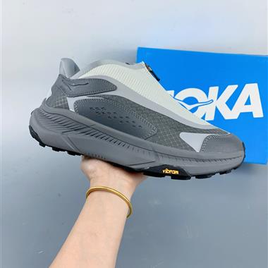 HOKA ONE ONE Project Transport 低幫耐磨網布拉鏈生活休閒鞋