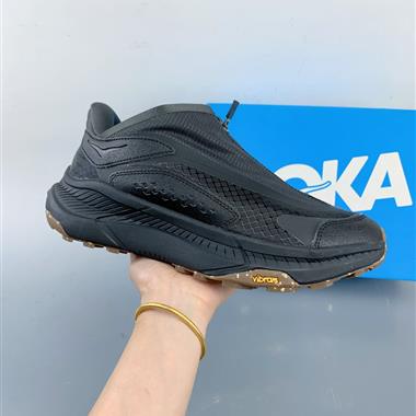 HOKA ONE ONE Project Transport 低幫耐磨網布拉鏈生活休閒鞋