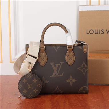 LOUIS VUITTON   2025新款女生時尚皮夾 尺寸：25 x 19 x 11.5CM