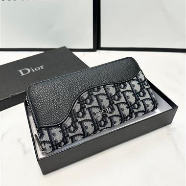 DIOR   2025新款時尚皮夾 尺寸：20x10CM