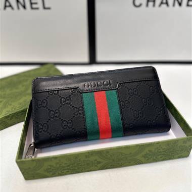 GUCCI   2025新款時尚皮夾 尺寸：21x11CM