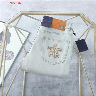 LouisVuitton  2025秋季新款休閒牛仔褲