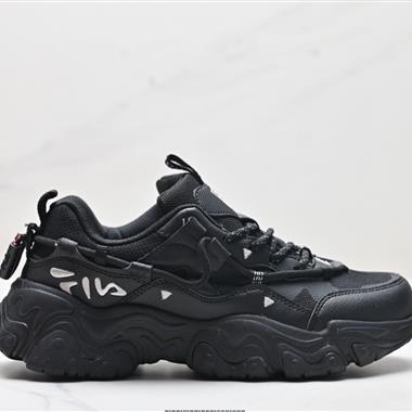 FILA  FLUID 5 貓爪5.0 簡約舒適 防滑耐磨低幫老爹鞋
