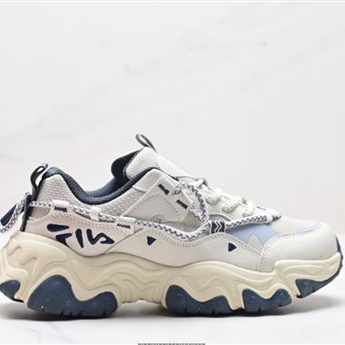 FILA  FLUID 5 貓爪5.0 簡約舒適 防滑耐磨低幫老爹鞋