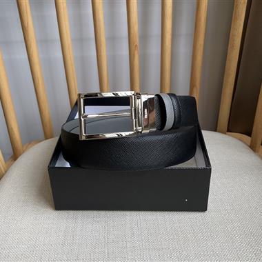 PRADA   2025新款時尚皮帶  3.5CM