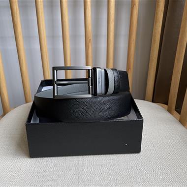 PRADA   2025新款時尚皮帶  3.5CM