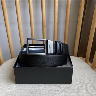 PRADA   2025新款時尚皮帶  3.5CM