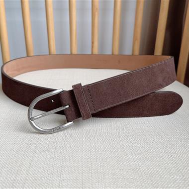 PRADA   2025新款時尚皮帶  3.5CM