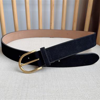 PRADA   2025新款時尚皮帶  3.5CM