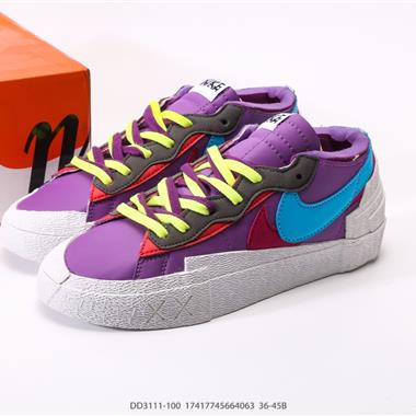 SACAI x Nike Blazer Low 重疊設計前衛開拓者低幫百搭板鞋