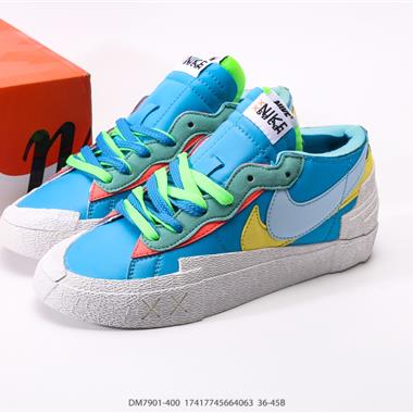 SACAI x Nike Blazer Low 重疊設計前衛開拓者低幫百搭板鞋