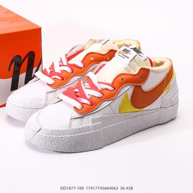 SACAI x Nike Blazer Low 重疊設計前衛開拓者低幫百搭板鞋