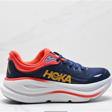 HOKA ONE ONE Bondi 9 復古舒適防滑耐磨 低幫 山地戶外跑步鞋