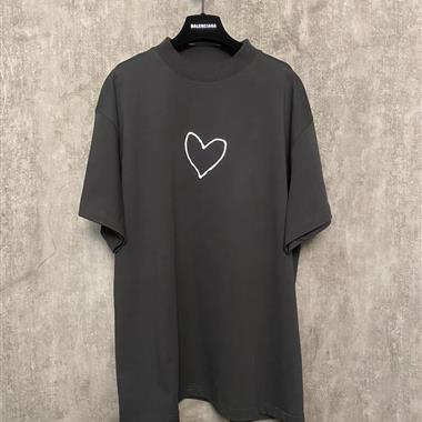 Balenciaga   2025夏季新款短袖T恤