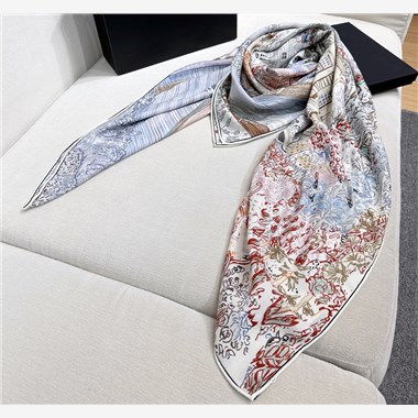 HERMES 2024秋冬新款時尚圍巾 尺寸：140-140