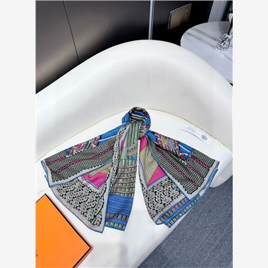 HERMES 2024秋冬新款時尚圍巾 尺寸：140-140