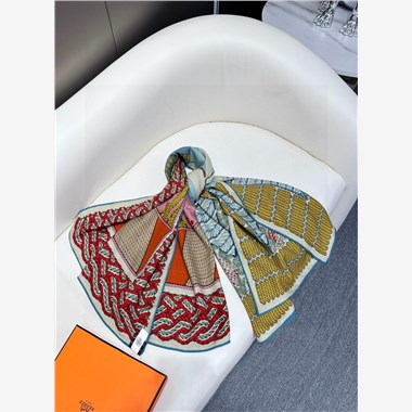 HERMES 2024秋冬新款時尚圍巾 尺寸：140-140