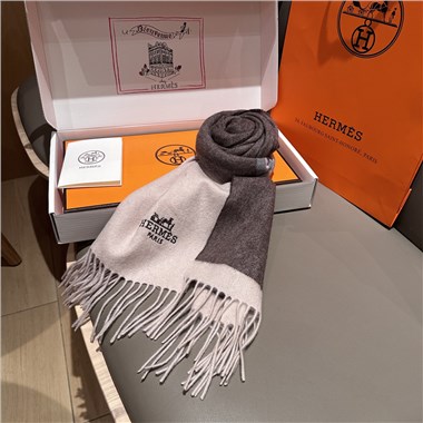 HERMES  2025秋冬新款時尚圍巾 尺寸：190-35