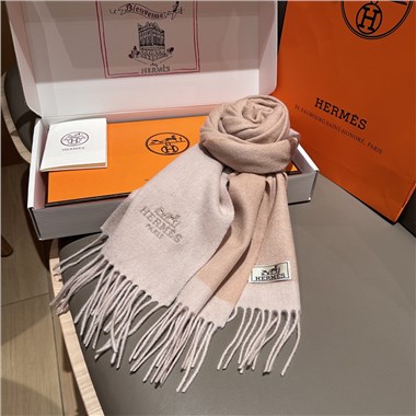 HERMES  2025秋冬新款時尚圍巾 尺寸：190-35