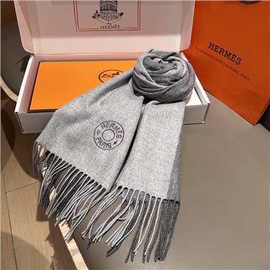 HERMES  2025秋冬新款時尚圍巾 尺寸：190-35