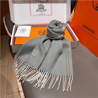 HERMES  2025秋冬新款時尚圍巾 尺寸：200-32