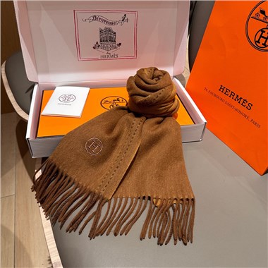 HERMES  2025秋冬新款時尚圍巾 尺寸：200-32