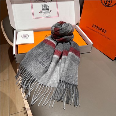 HERMES  2025秋冬新款時尚圍巾 尺寸：180-30