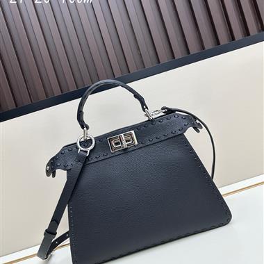 FENDI   2025新款l女生時尚包包  尺寸：27×20×10CM