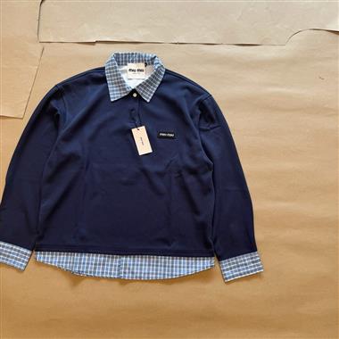 MiuMiu   2025秋冬新款長袖POLO衫